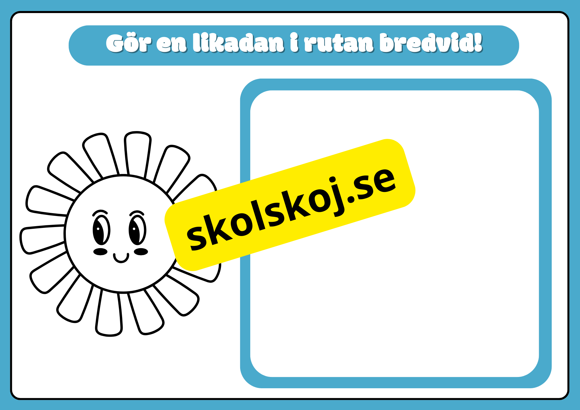 Rolig skrivträning - Förskola - Åk 2 - finmotorik