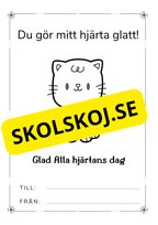 Alla hjärtans dag-kort