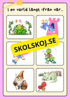 Sago- och berättarkort - Fsk - åk 3 (54 kort)