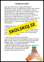 Värdegrund - I skolan, hemma och för framtiden