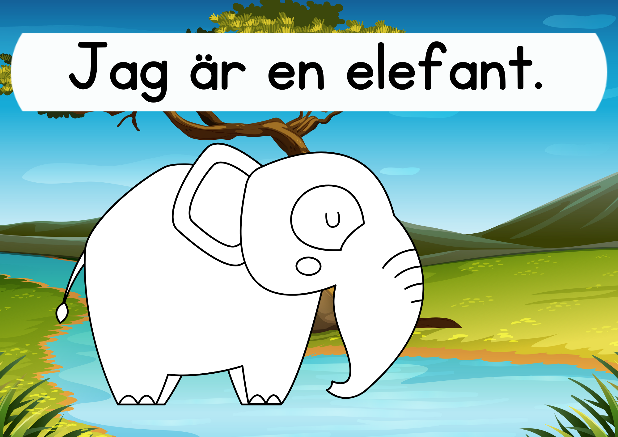 Jag kan läsa - Tema Djur