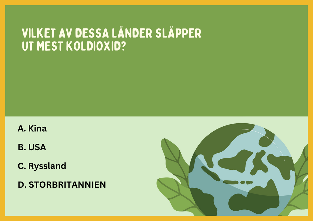 Jordens dag - Quiz