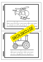 Min skrivbok - Tema fordon