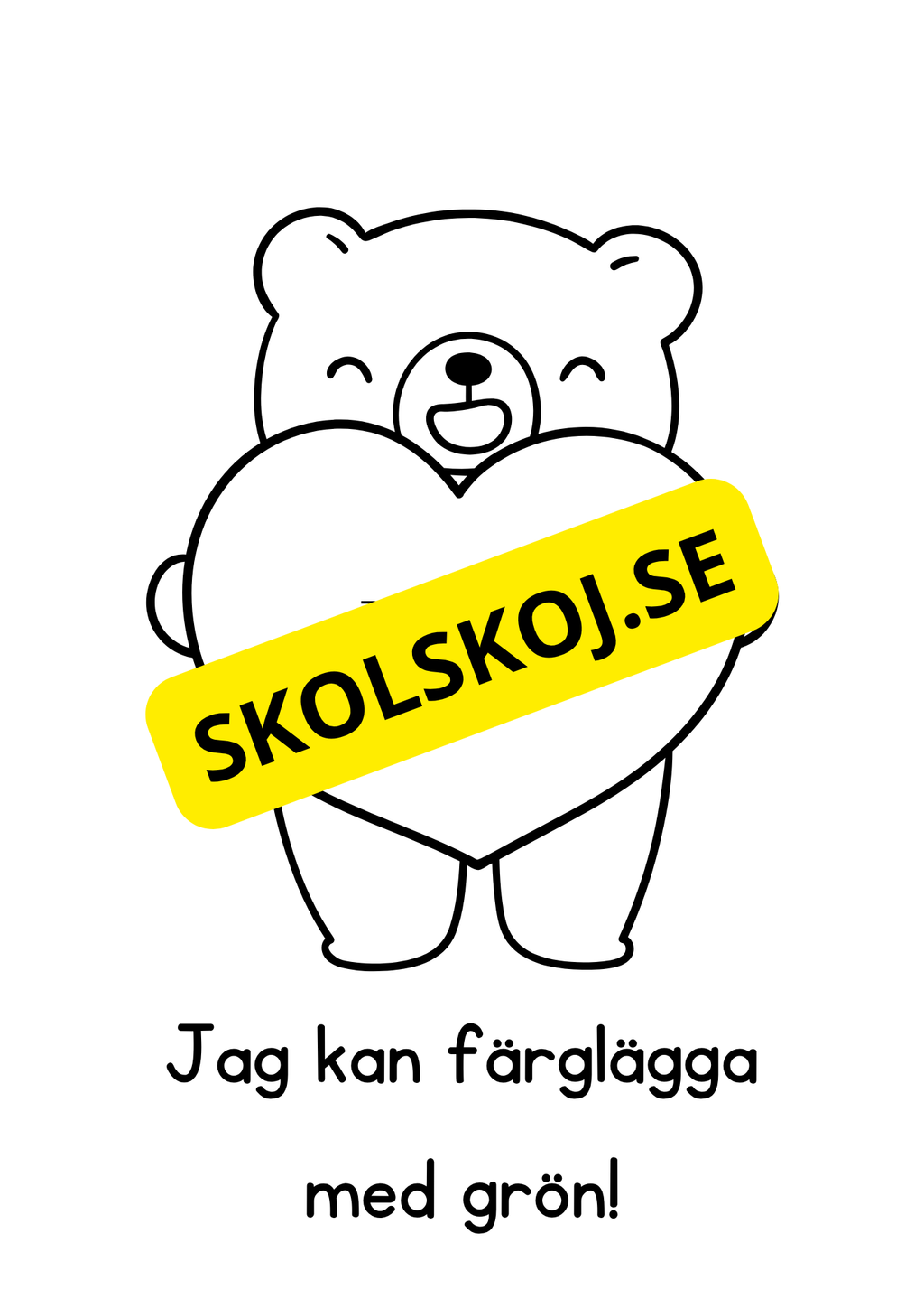 Alla hjärtans dag - Målarbok