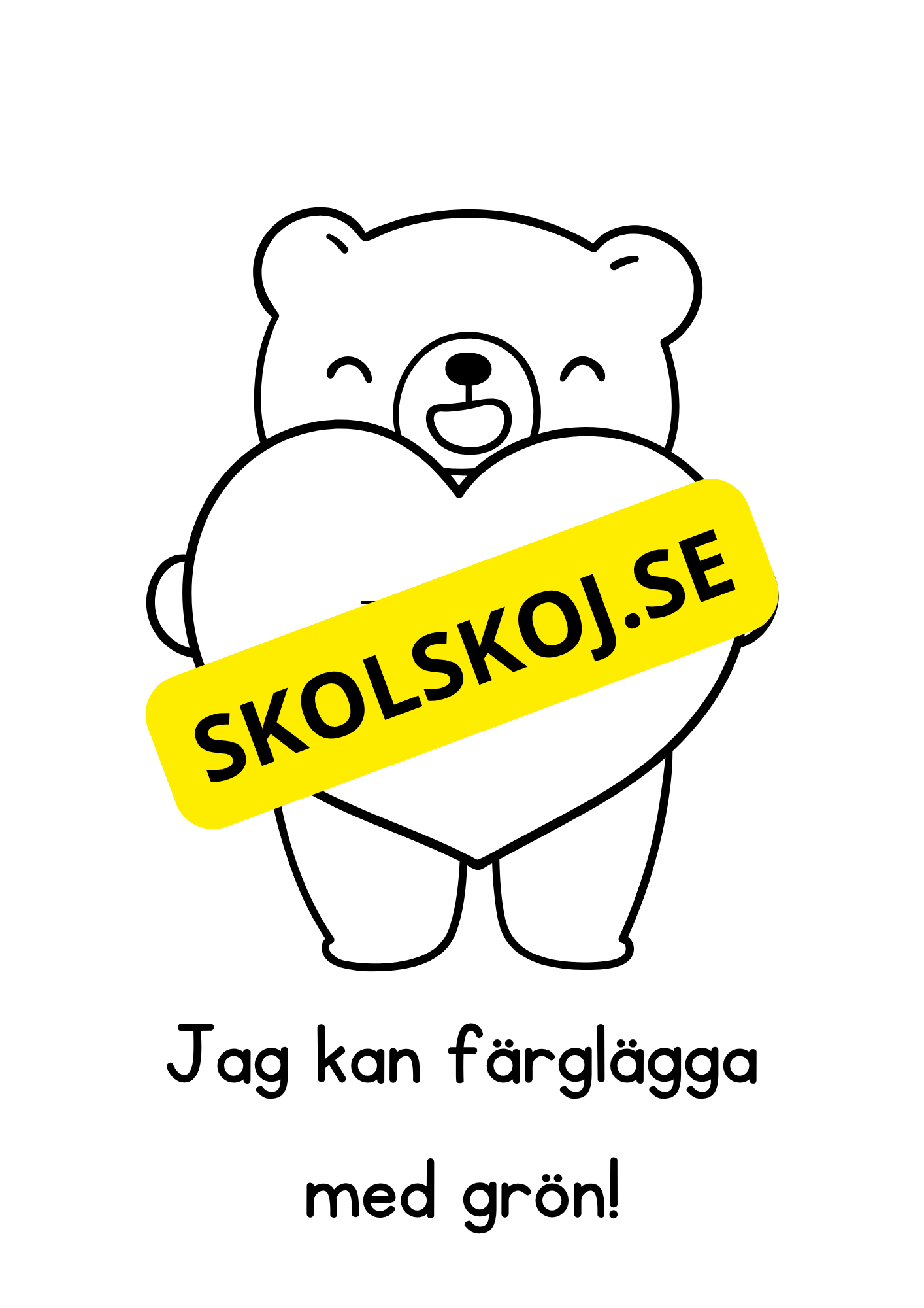 Alla hjärtans dag - Målarbok