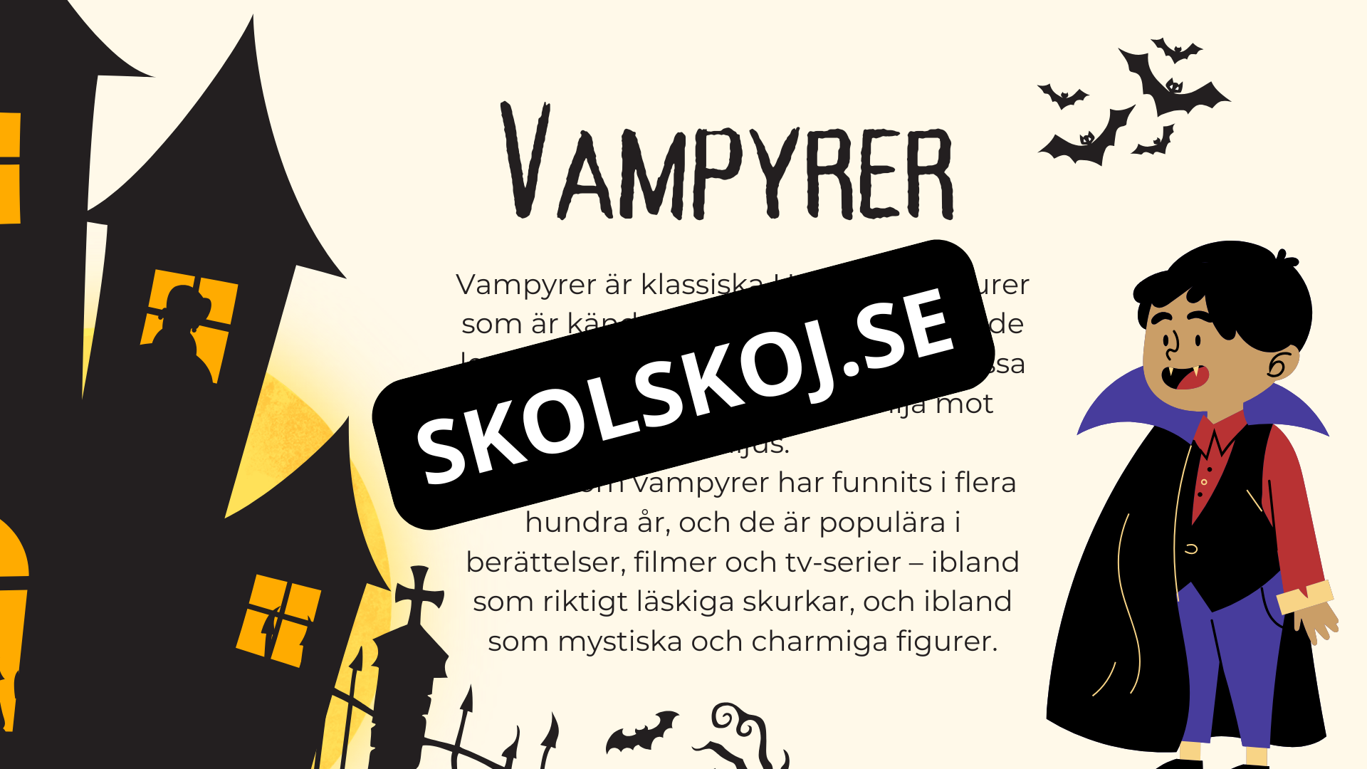 Klassiska figurer från Halloween