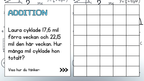 Problemlösning - Addition & subtraktion - Decimalform - Åk 5 - 6