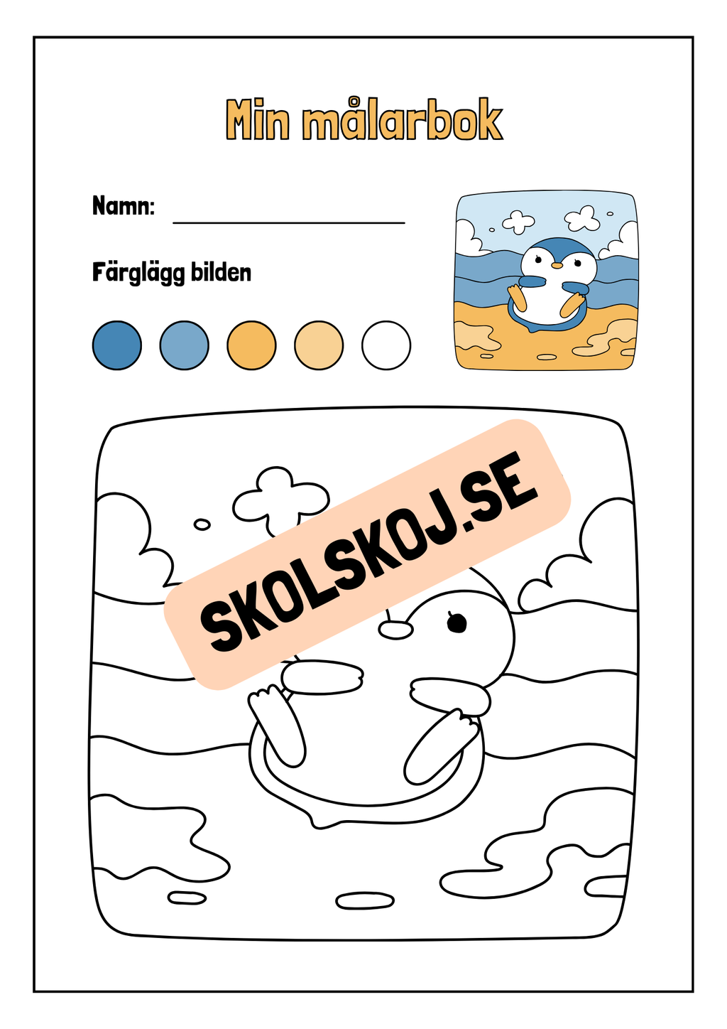 Min målarbok - Häfte