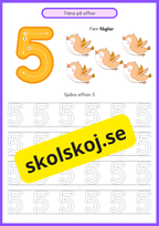 Träna på siffror - Häfte