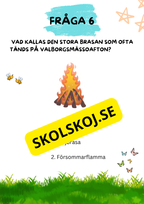 Tipspromenad Valborg + Facit