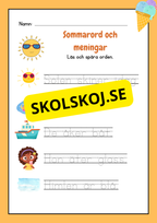 Sommarord och meningar