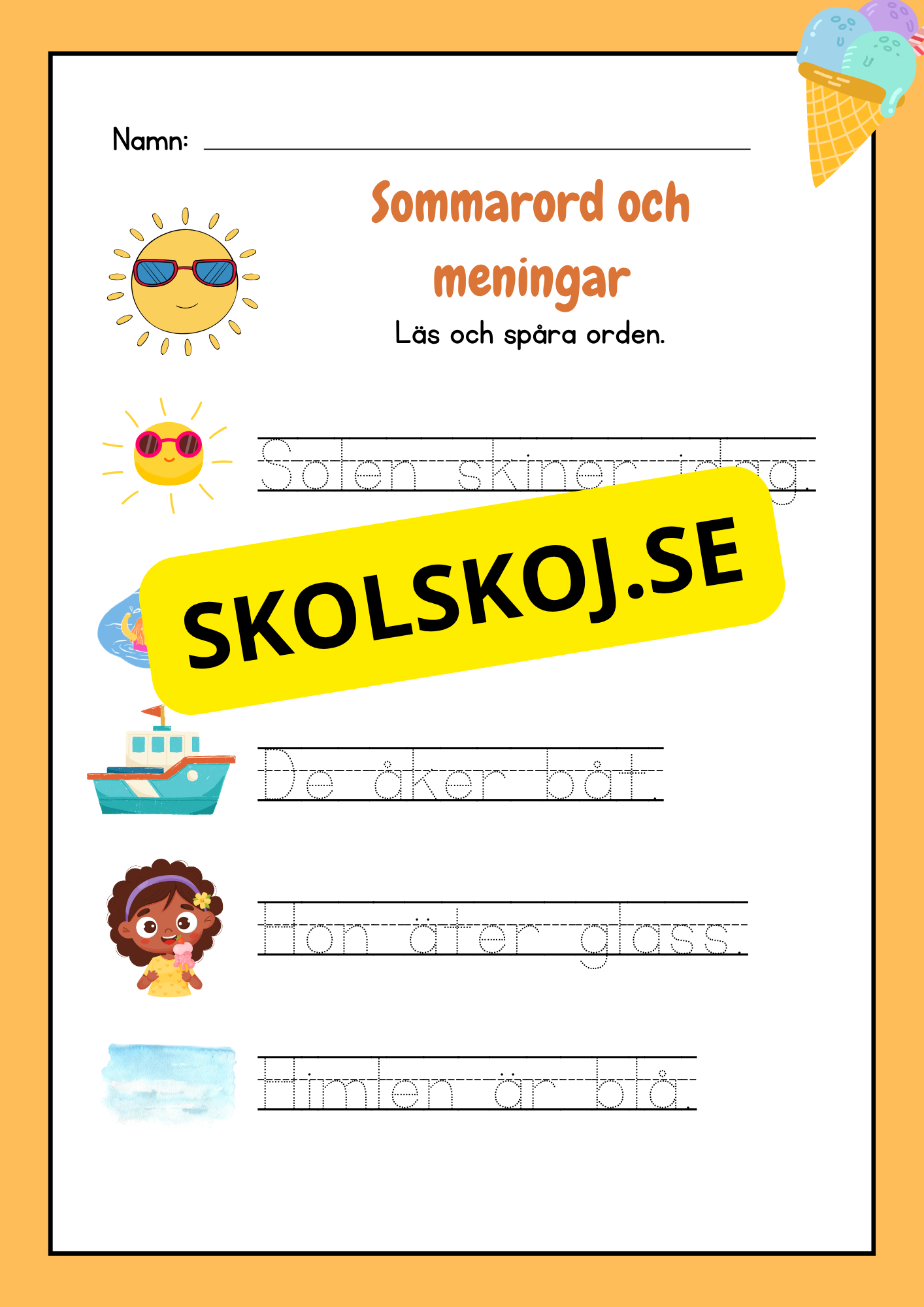 Sommarord och meningar
