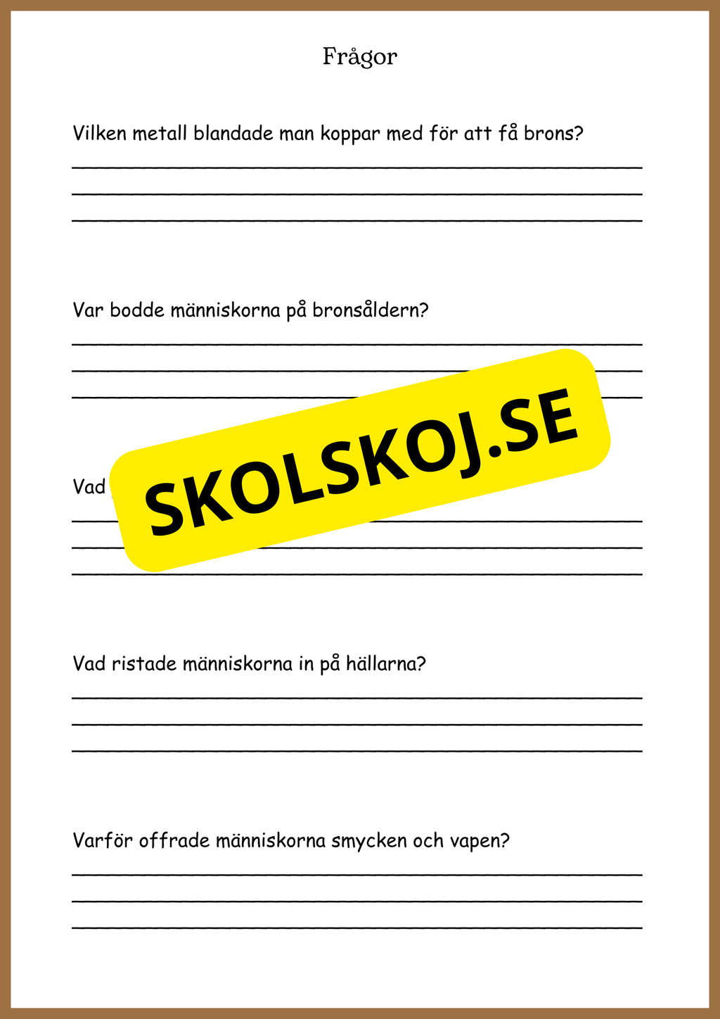 Från stenålder till vikingatid