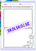 Veckans bokstav - Bokstaven Ss