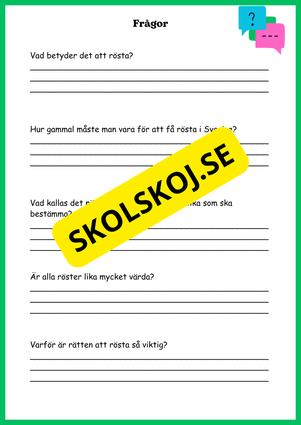 Så styrs Sverige – Enkla fakta om demokrati, val och makt