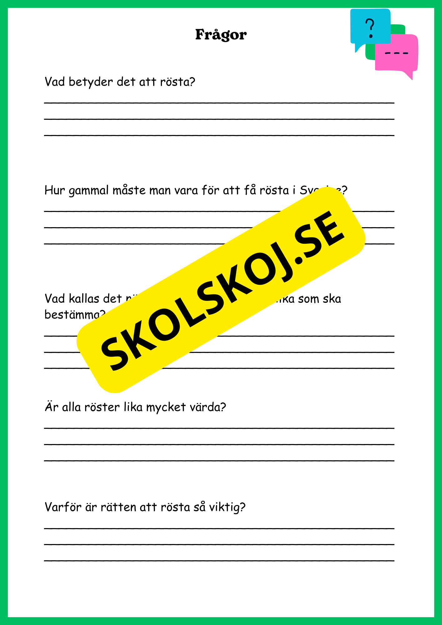 Så styrs Sverige – Enkla fakta om demokrati, val och makt
