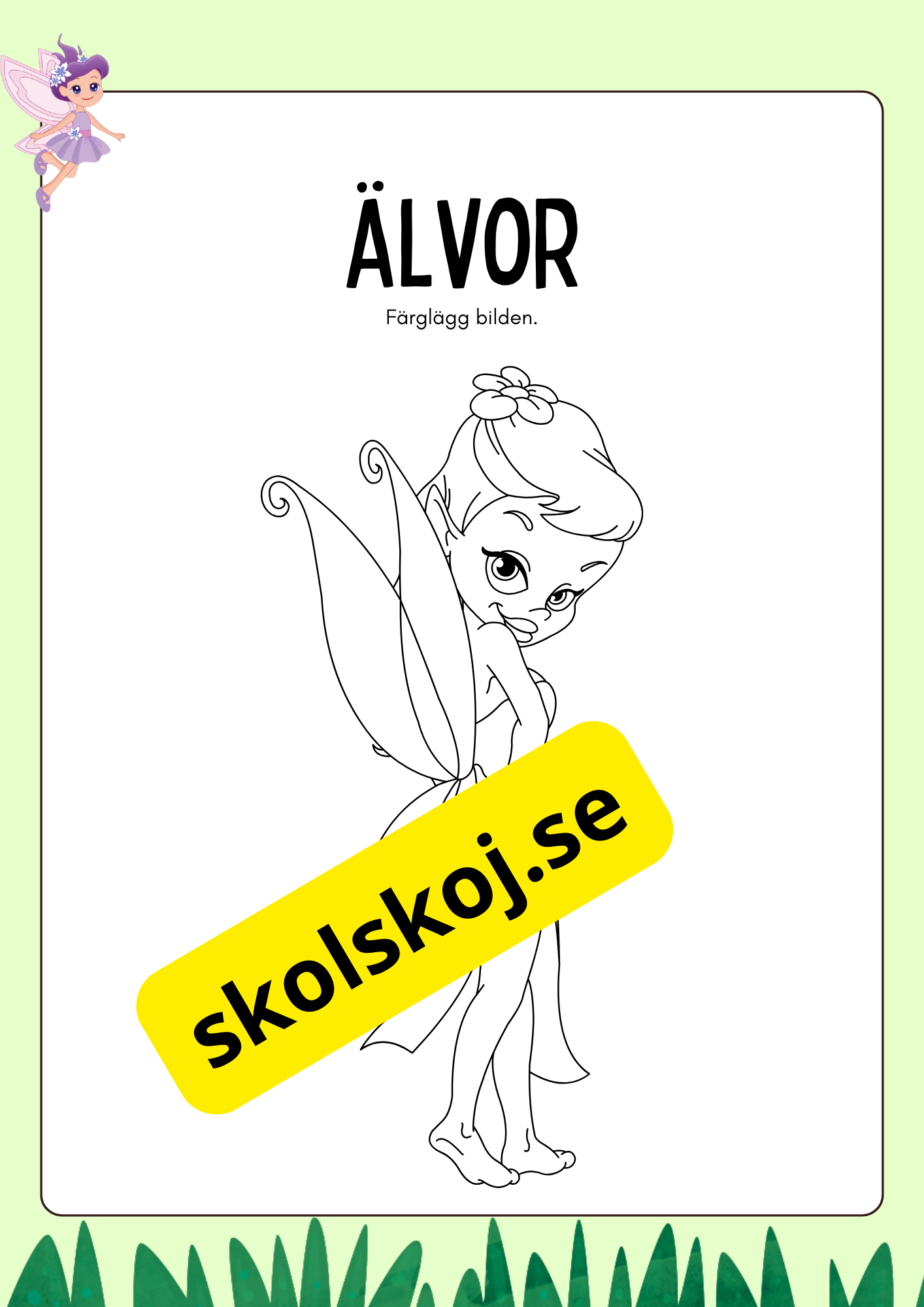 Älvor - Kul och spännande fakta om älvor och lite till