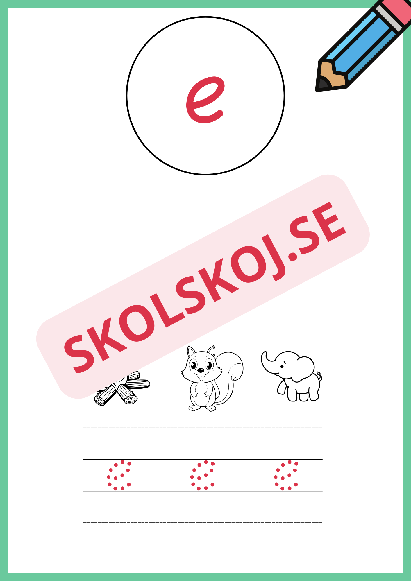 Jag lär mig alfabetet - Hela alfabetet