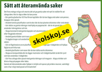 Minska Återanvänd Återvinn - Fakta + frågor