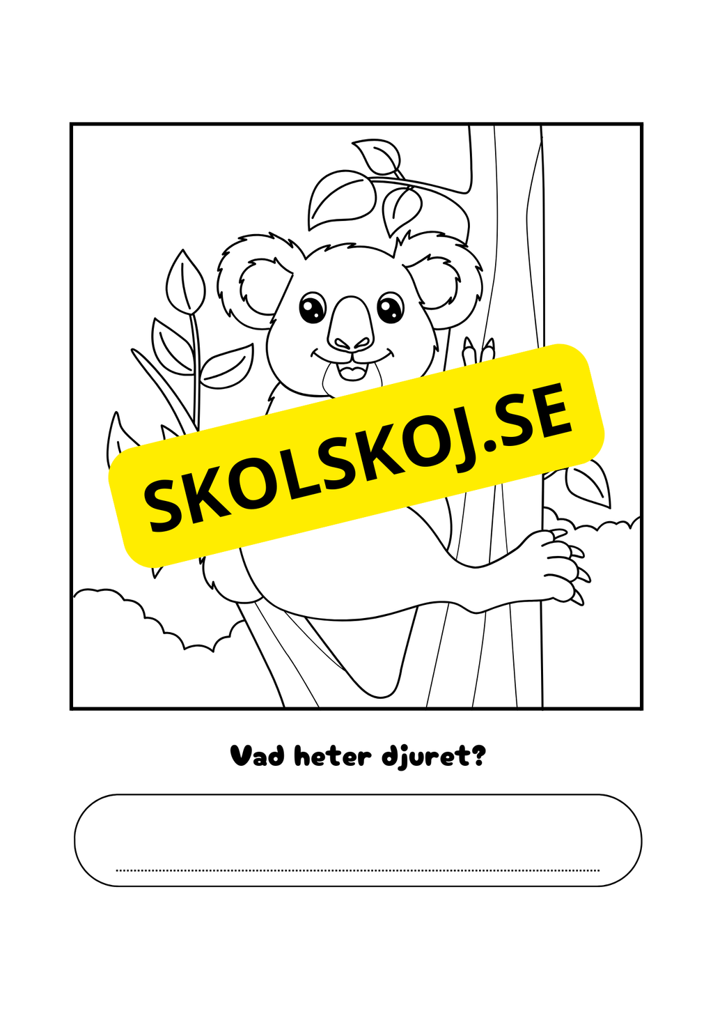 Vad heter djuret?