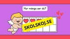 Jag lär mig räkna - Alla hjärtans dag
