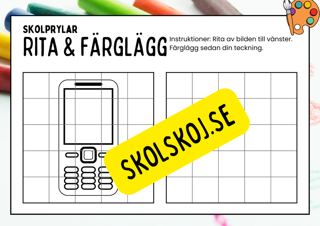 Rita och färglägg - Häfte
