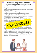 Kristendomen i Sverige - Då och nu - Årskurs 4 - 6