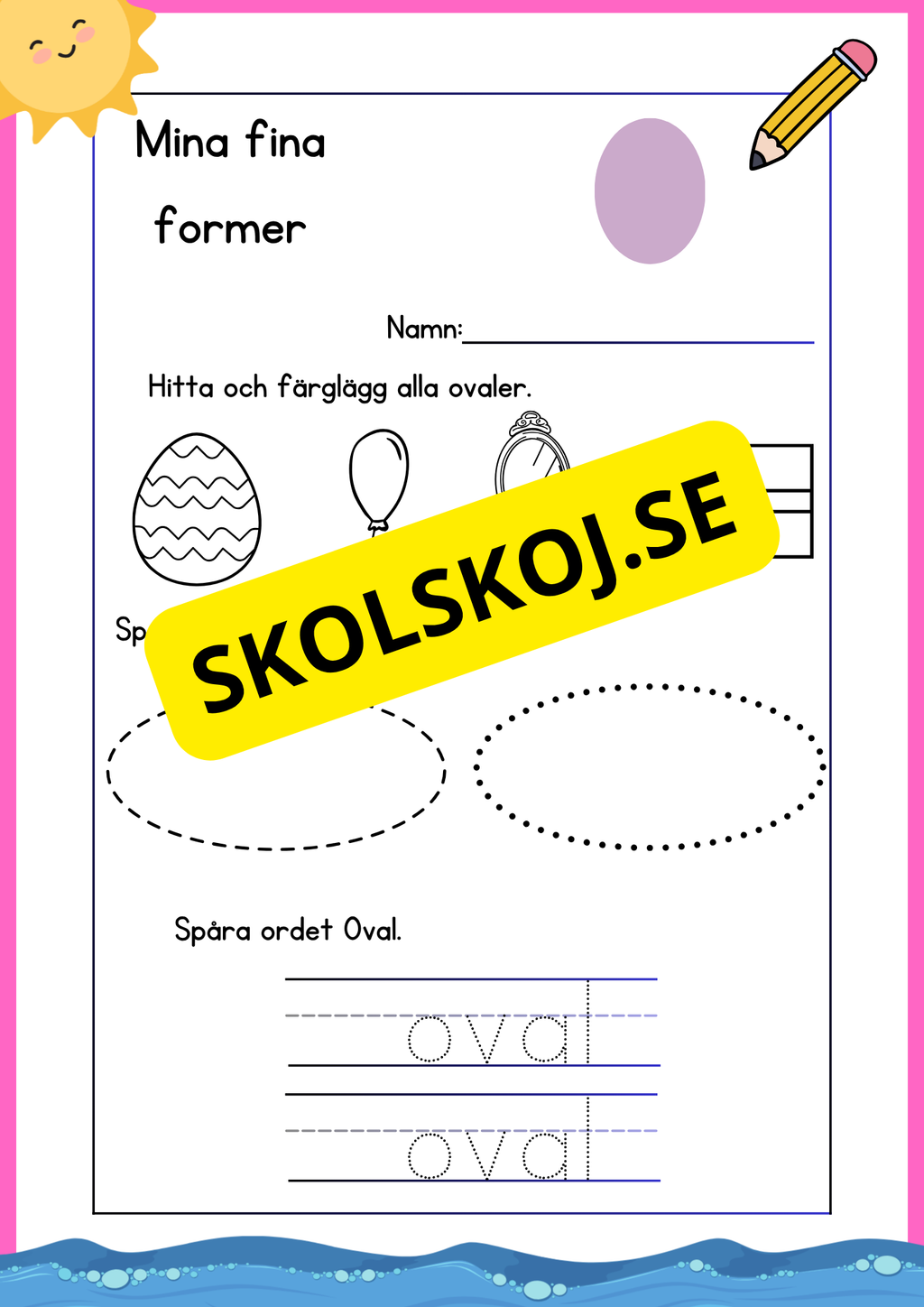 Mina fina former - Fk - Åk 3