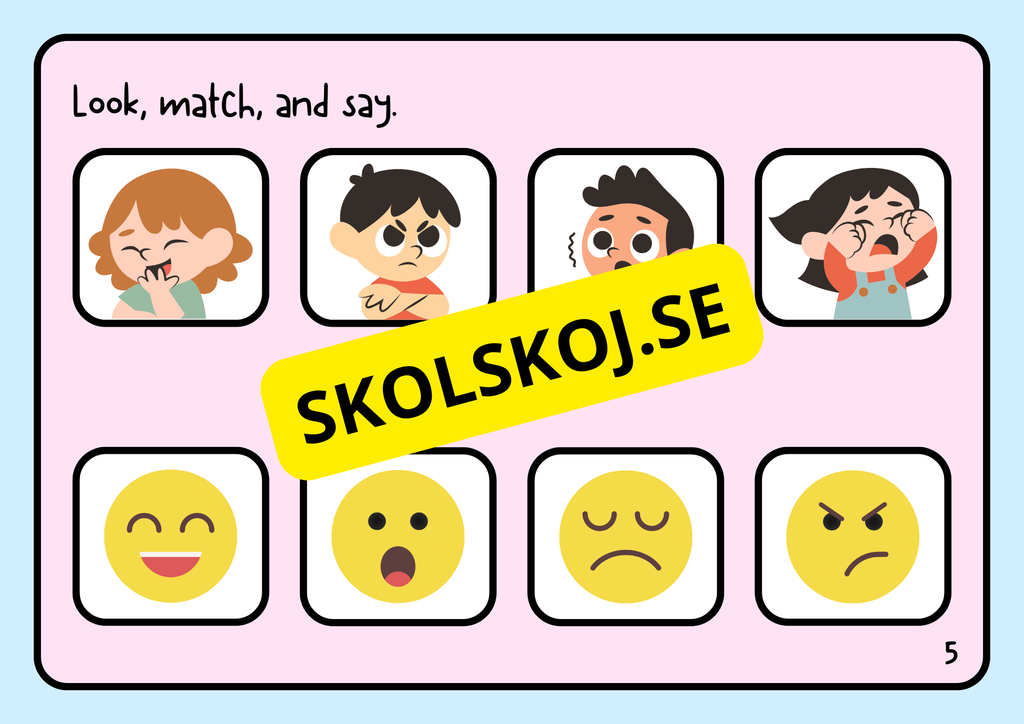Feelings english activity book