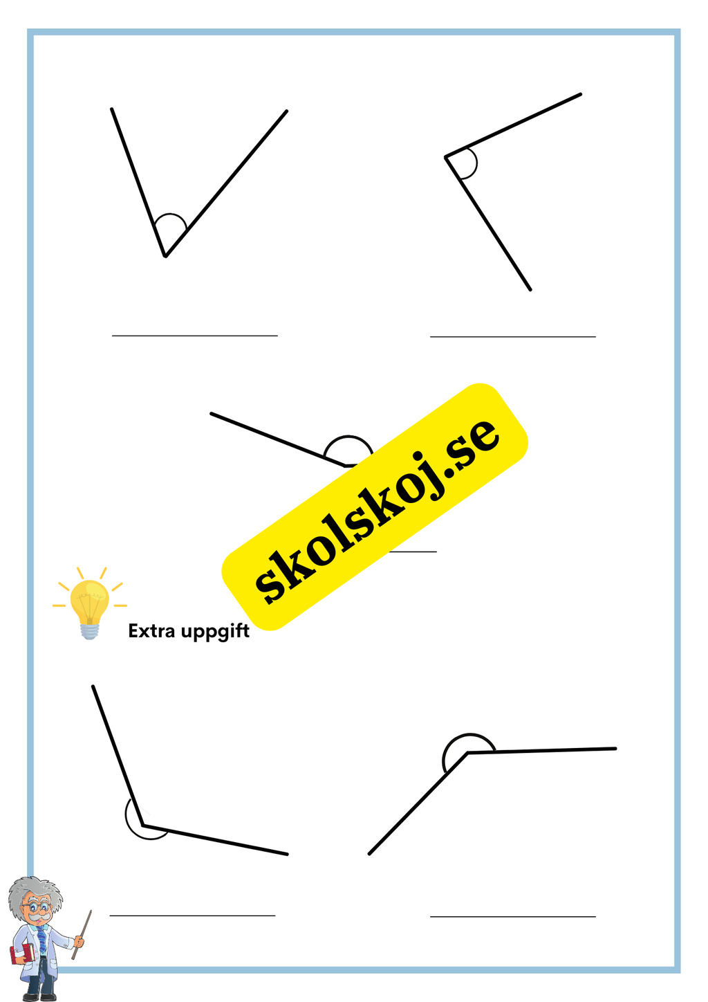 Att mäta vinklar - Årskurs 4 - 6