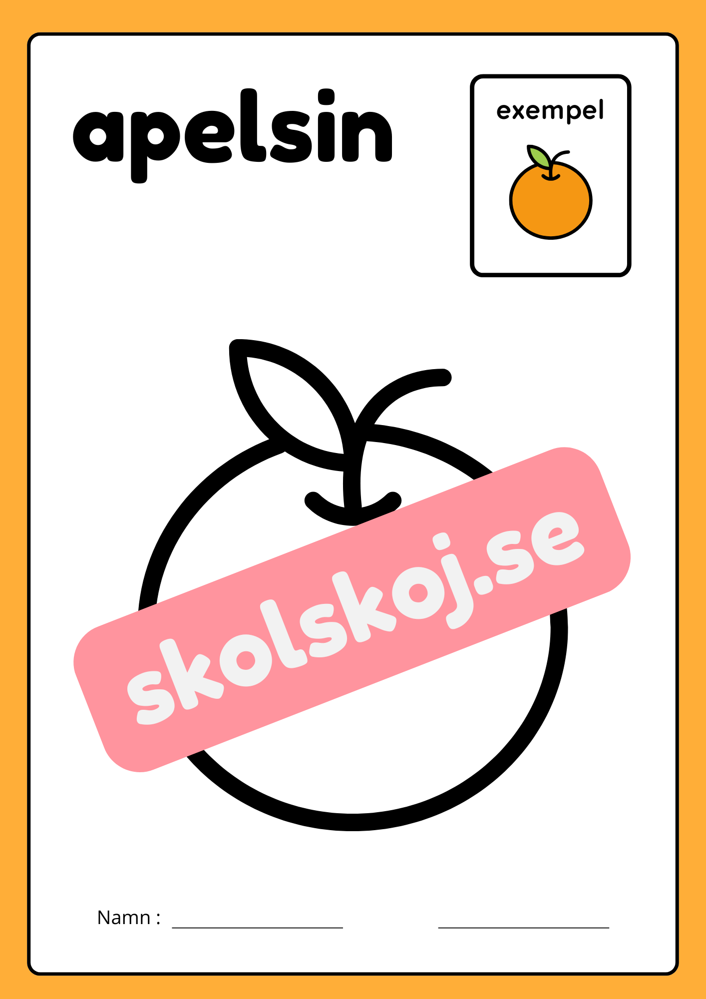 Fruktigt färgäventyr
