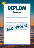 Diplom årskurs 1 - årskurs 6