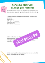 Algebraövningar - Årskurs 7 - 9