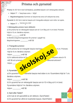 Geometrikollen - Årskurs 7 - 9