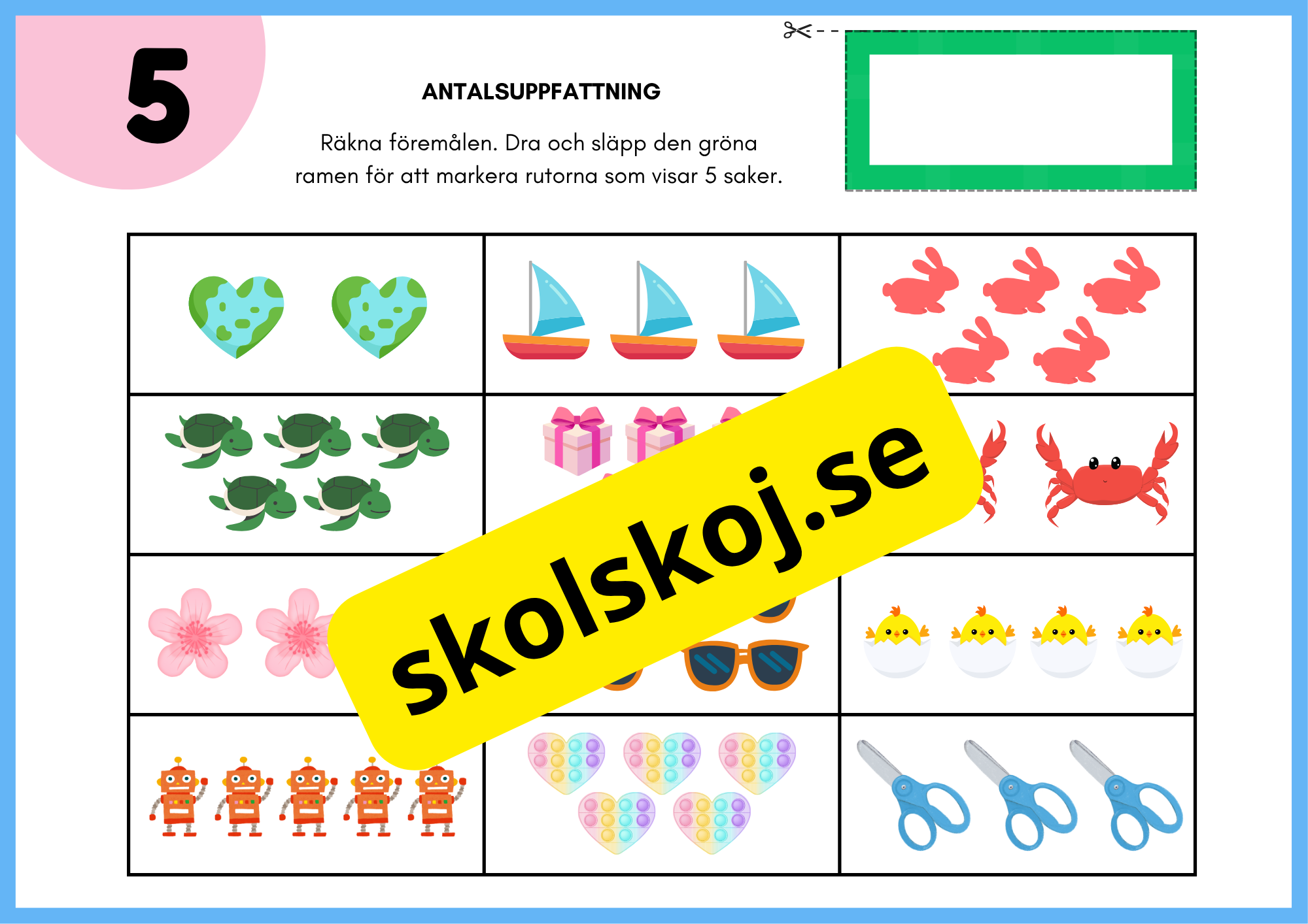 Träna antalsuppfattning