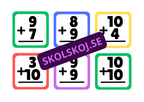 Addition - Flashkort - 1 - 20