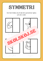 Symmetri - Gör klart bilden