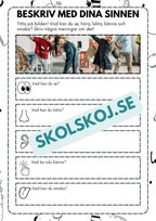 Beskriv med dina sinnen