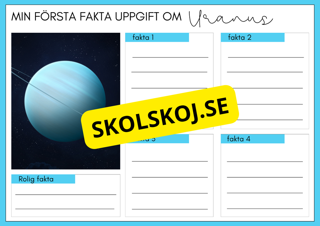 Upptäck solsystemet och skapa din egen planet