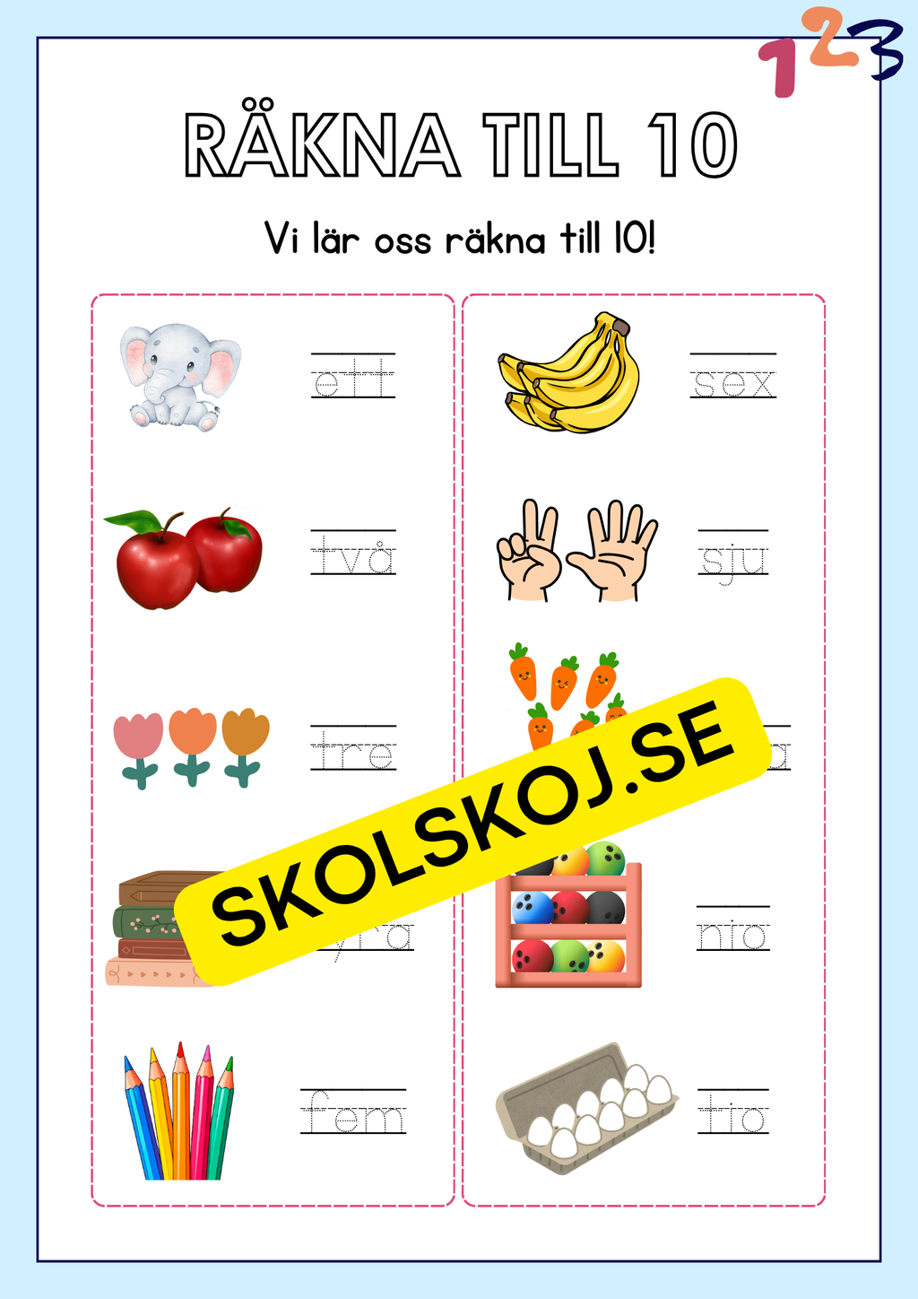 Räkna till 10