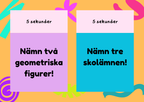 Nämn två, nämn tre! – Ett kul och färgsprakande quiz
