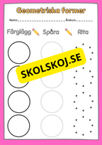 Geometriska former - Förskoleklass - Årskurs 2