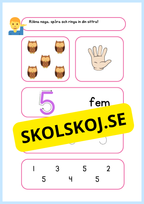 Jag lär mig siffror - 1 - 10