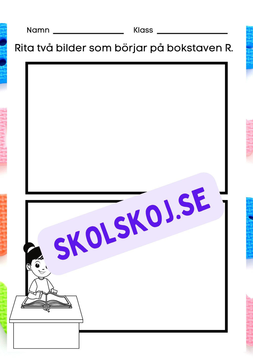 Veckans bokstav - Bokstaven Rr