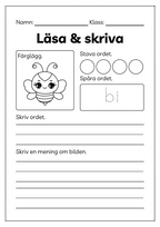 Läsa och skriva - Häfte