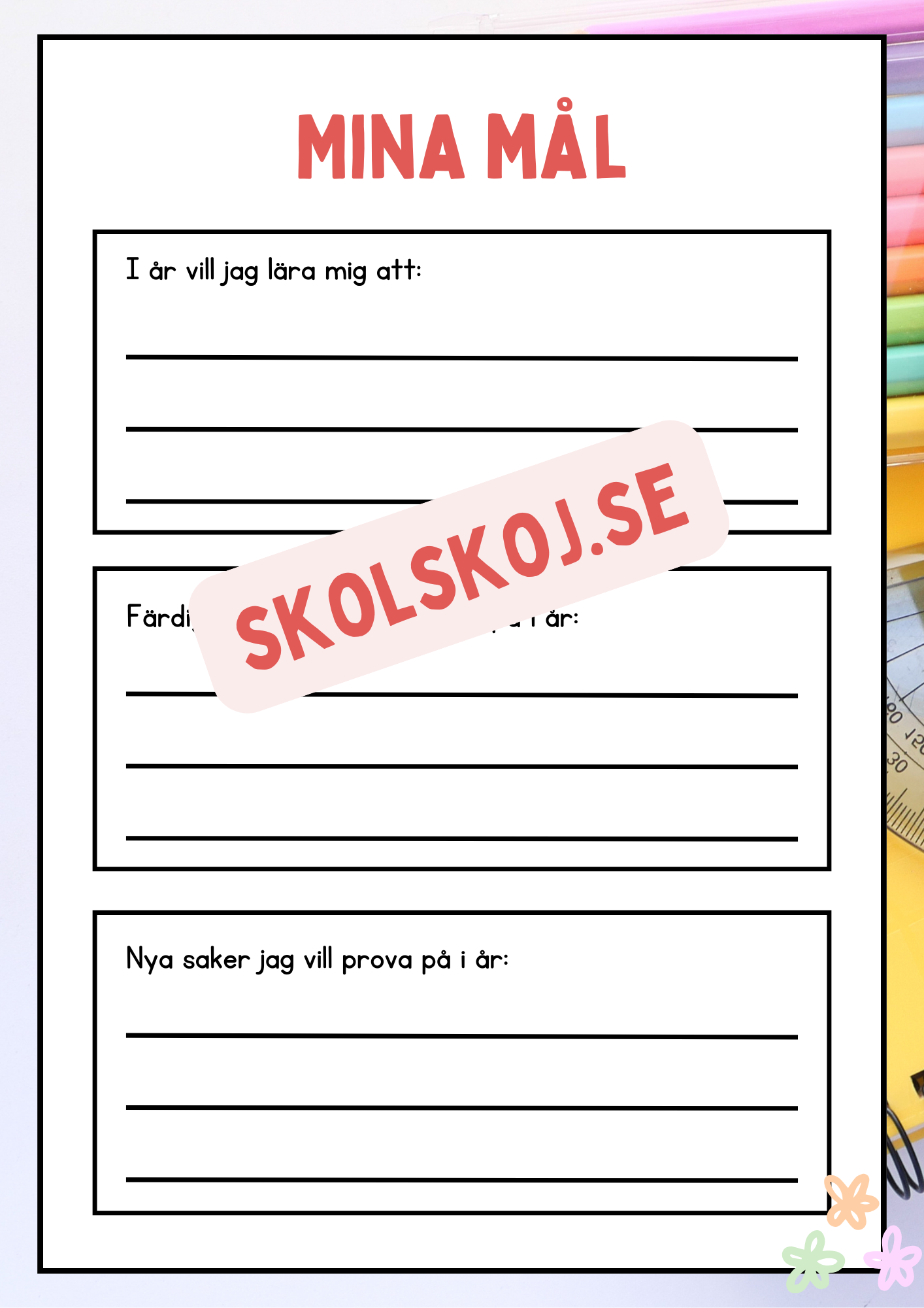 Tillbaka till skolan - Roliga läraktiviteter