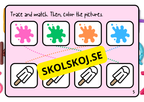 Learn the colors - Activity book