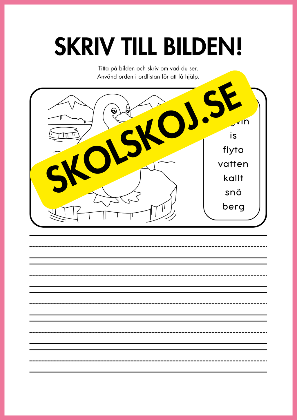 Skriv till bilden - 22 sidor