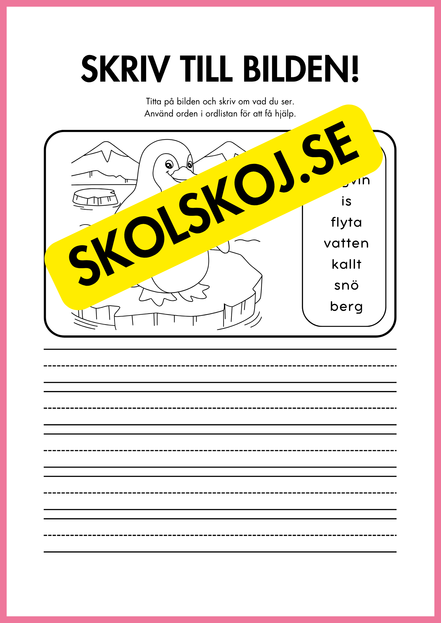 Skriv till bilden - 22 sidor