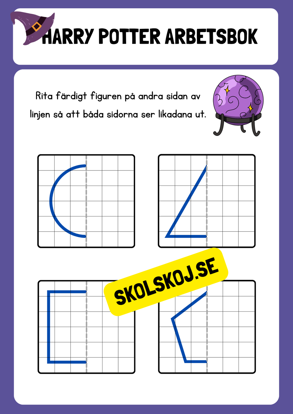 Harry potter - Arbetsbok (21 s) - Fk - Åk 2